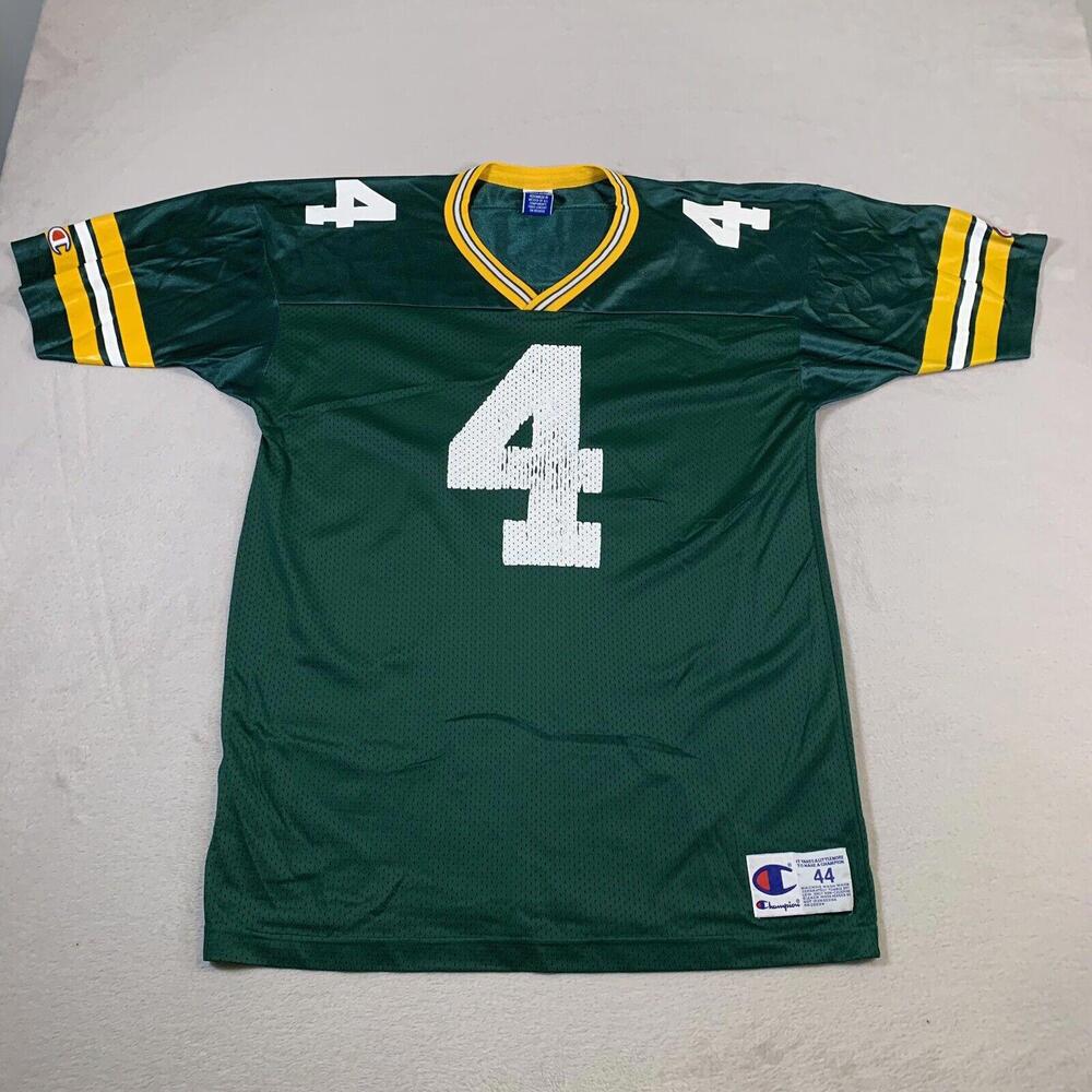 Mens Champion Vintage Brett Favre Jersey 44(Fits Medium) Green‎ Bay Packers U17